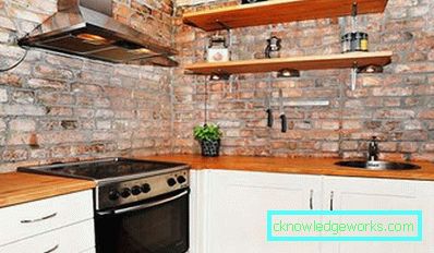 Decorazione della parete in cucina - opzioni di design