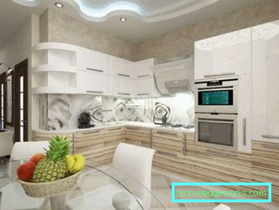 Decorazione della parete in cucina - opzioni di design