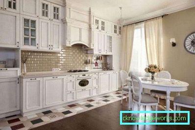 Decorazione della parete in cucina - opzioni di design