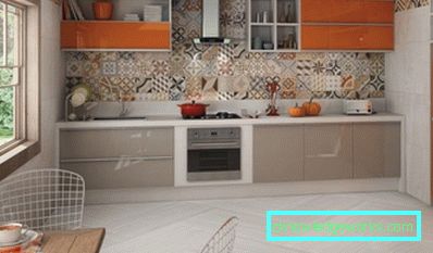 392-Piastrelle in cucina sul muro - 100 foto