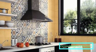 392-Piastrelle in cucina sul muro - 100 foto