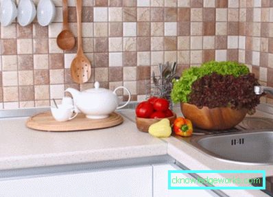 392-Piastrelle in cucina sul muro - 100 foto