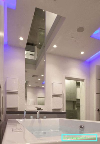 13-soffitto in bagno - 105 foto