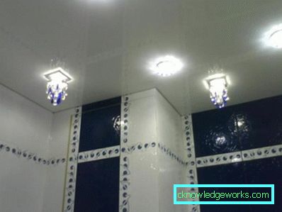 13-soffitto in bagno - 105 foto