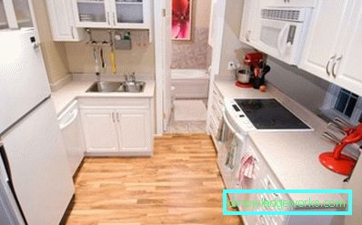 Progetto di cucina con disposizione dei mobili Progetto di cucina con disposizione dei mobili