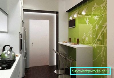 Progetto di cucina con disposizione dei mobili Progetto di cucina con disposizione dei mobili