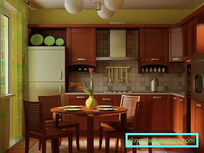 Progetto di cucina con disposizione dei mobili Progetto di cucina con disposizione dei mobili