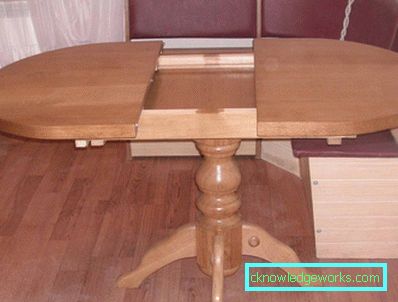 Tavolo ovale pieghevole per la cucina Tavolo ovale pieghevole per la cucina