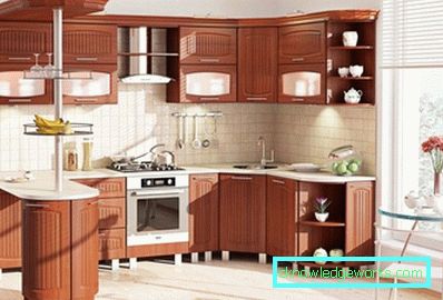 Dimensioni dell'armadio della cucina ad angolo Dimensioni dell'armadio della cucina ad angolo