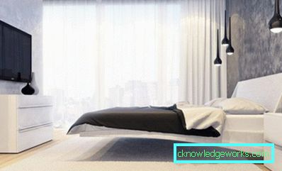Camera da letto 441-grigia - 105 esempi di foto