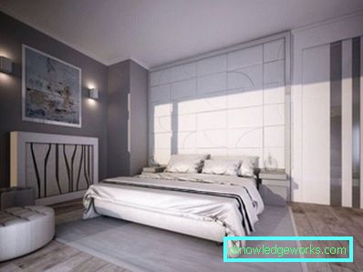 Camera da letto 441-grigia - 105 esempi di foto