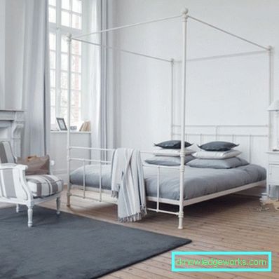 Camera da letto 441-grigia - 105 esempi di foto