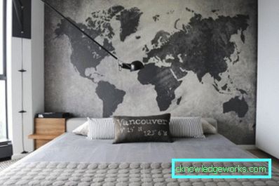 Camera da letto 441-grigia - 105 esempi di foto