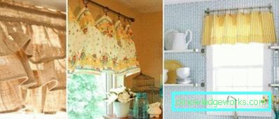 Tende in cucina con le proprie mani