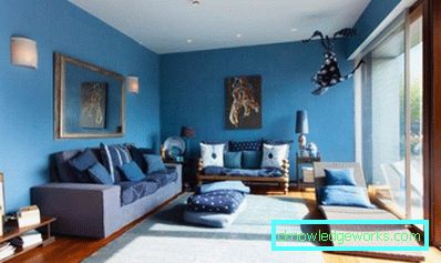 92 Soggiorno blu - foto perfetta