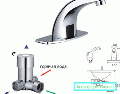 Una varietà di modelli di rubinetti lavandino Una varietà di modelli di rubinetti lavandino