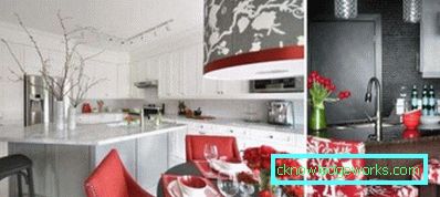 La combinazione di colori all'interno della cucina (50 esempi di foto)