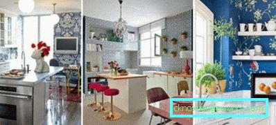 La combinazione di colori all'interno della cucina (50 esempi di foto)