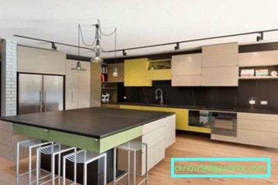 La combinazione di colori all'interno della cucina (50 esempi di foto)