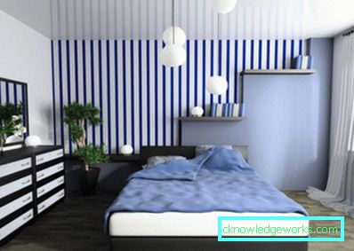457 camere da letto con una tinta blu - foto