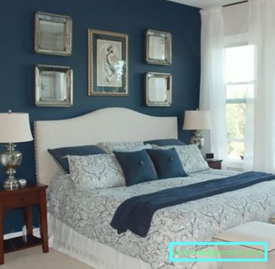 457 camere da letto con una tinta blu - foto