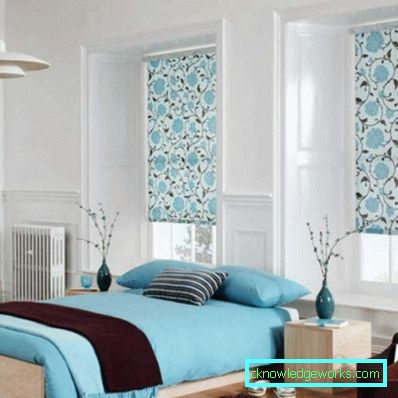 457 camere da letto con una tinta blu - foto