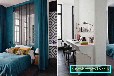 457 camere da letto con una tinta blu - foto