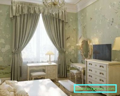 Camera da letto in stile classico: suggerimenti per la progettazione e la decorazione di foto