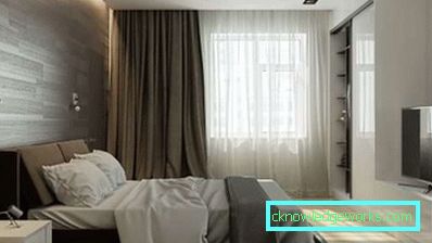 Camera da letto in stile minimalista - foto interna Camera da letto nello stile del minimalismo - foto degli interni