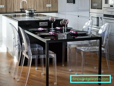 Tavolo da cucina in vetro Tavolo da cucina in vetro