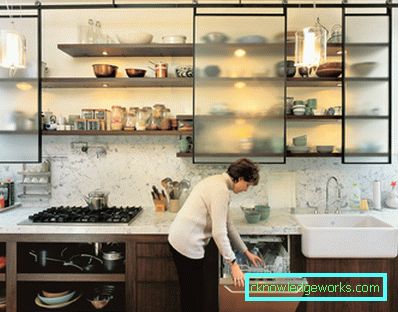 Pensile ad angolo per la cucina Pensile ad angolo per la cucina