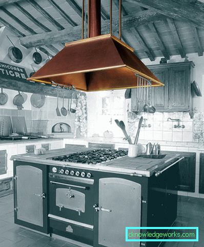 Aspiratore per la cucina Aspiratore per la cucina