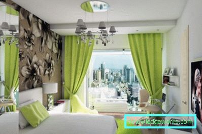 Camera da letto 351-Green - un designer audace