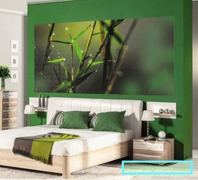 Camera da letto 351-Green - un designer audace