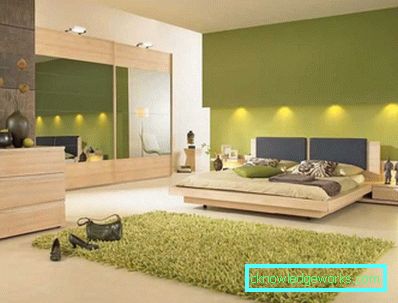 Camera da letto 351-Green - un designer audace