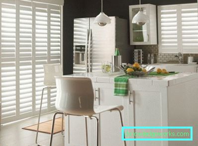 281-Blinds in the kitchen - 90 foto di nuovi prodotti
