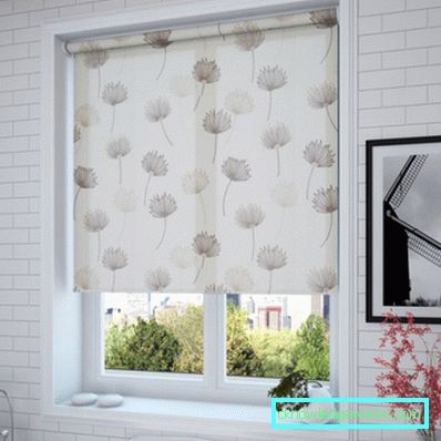 281-Blinds in the kitchen - 90 foto di nuovi prodotti