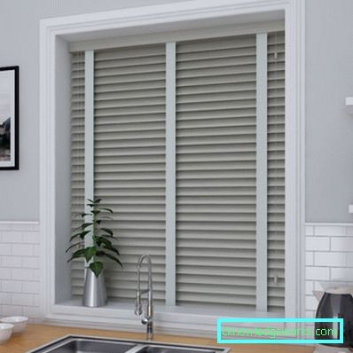 281-Blinds in the kitchen - 90 foto di nuovi prodotti