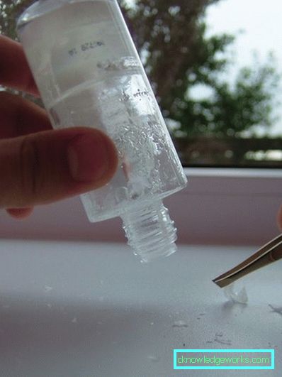 Caratteristiche e scopo dell'uso del vetro liquido Caratteristiche e scopo dell'uso del vetro liquido